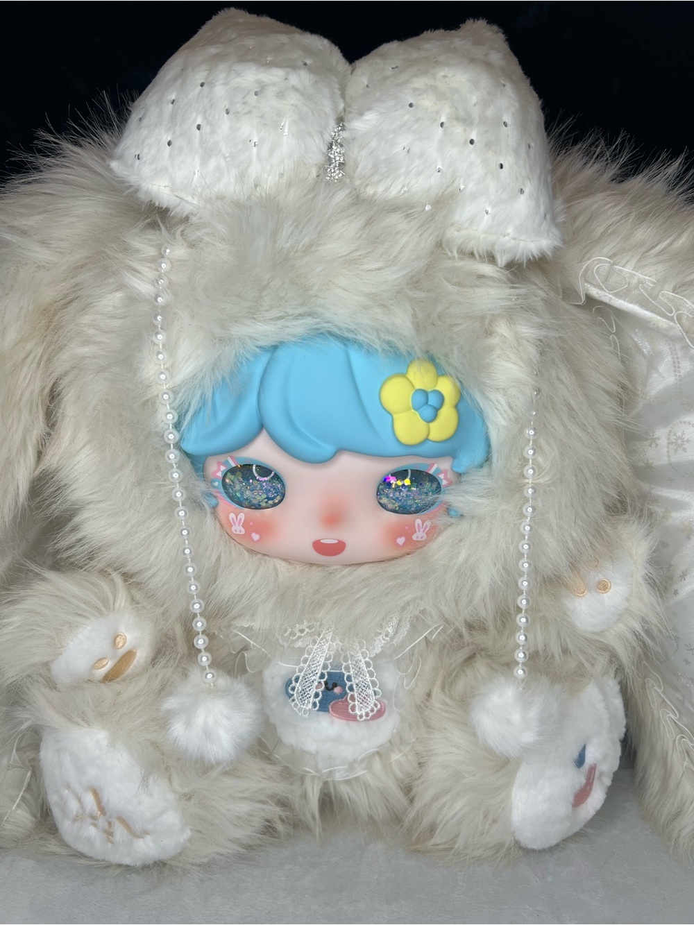 Luxi 2nd Generation White Clouds Plush Doll Bunny Rabbit Collectible 800% - Picture 4 of 10